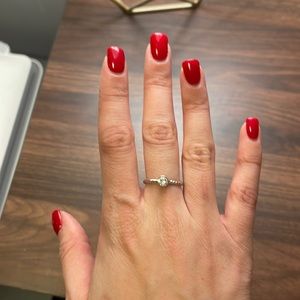 April birthstone ring